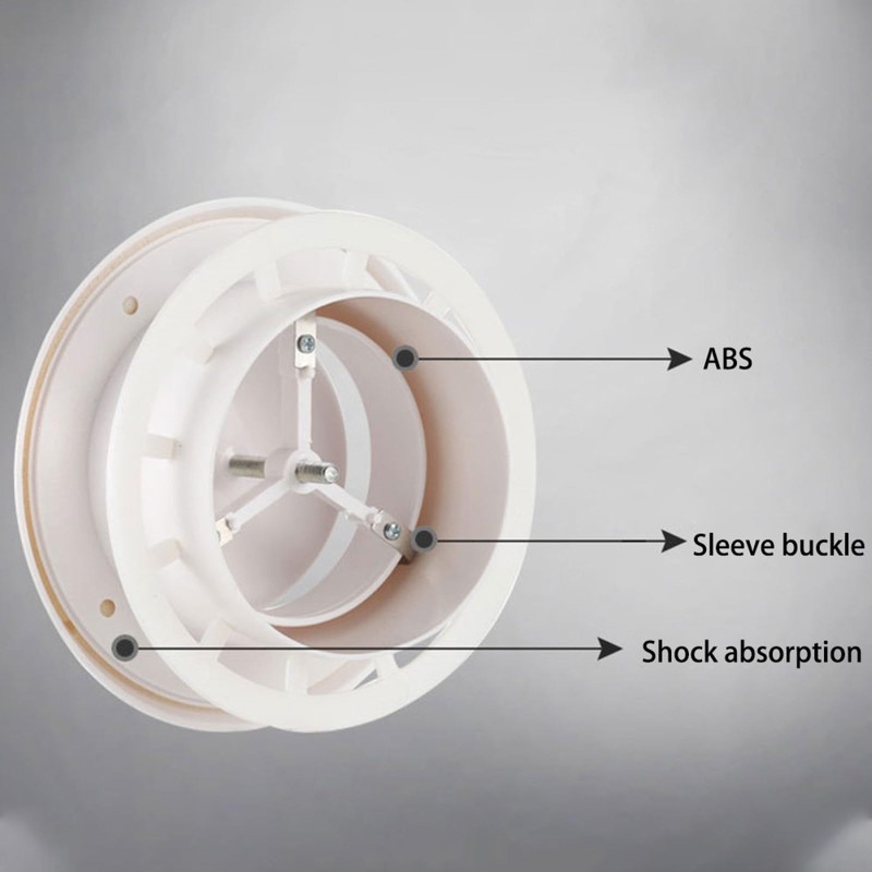 Plastic Round Ceiling Vent, 150mm - 6 inch Air Vent