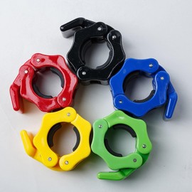 Goreem Par De Abrazaderas para Pesas, Bloqueo De Liberación Rápida, 1 Pulgada De Diámetro, Barras Estándar, Placas De Peso, Clips para Collar, Levantamiento De Pesas, Entrenamiento Físico (Verde)