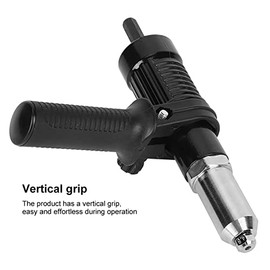Adaptador de pistola de remache eléctrico, taladro de acero de aleación de alta dureza, adaptador de taladro de remache eléctrico, herramienta de inserción con 4 cabezales de remache para pistola de remache