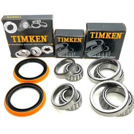 TIMKEN USA Ford F-150 2wd Front Wheel Bearings and Seal Kit 1997-2003 (2 sides).