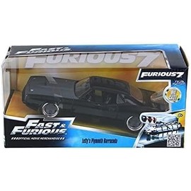 jada FAST & FURI0US 7 black letty's plymouth barracuda car 1.24 scale diecast model