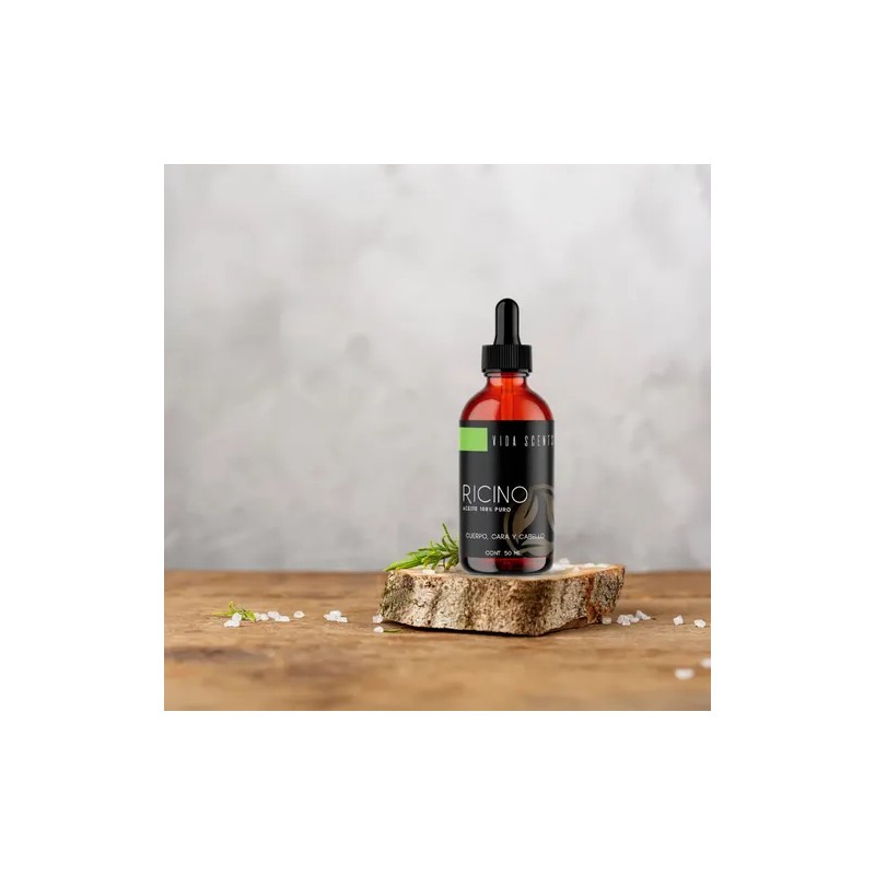 Aceite De Ricino 100 Puro, Natural 50 Ml. Vida Scents