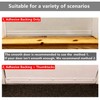 BAINING Door Draft Stopper Sweep, 3 Inches Widening Door Bottom