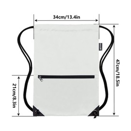 HOLYLUCK Drawstring Backpack Bag Sport Gym Sackpack