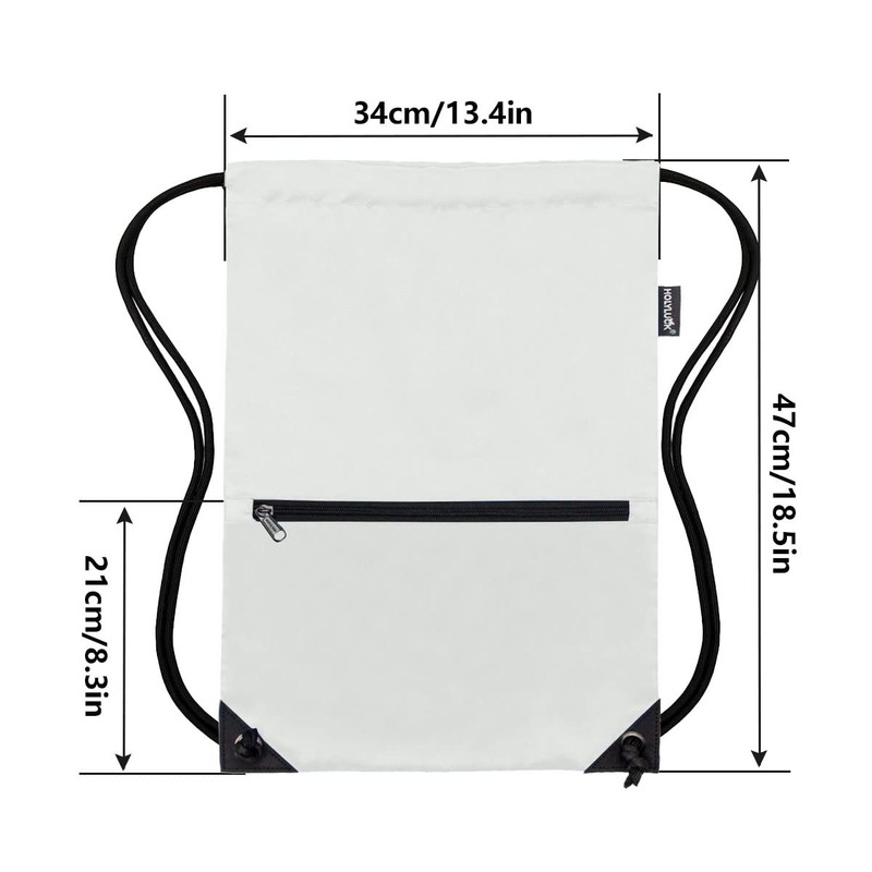 HOLYLUCK Drawstring Backpack Bag Sport Gym Sackpack