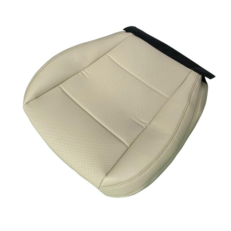 SHTLYH Driver Bottom Microfiber Leather Perforated Seat Cover Fit for