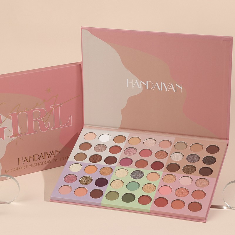 54 Colors Matte Eye Shadow Palette Shine Nude Make up