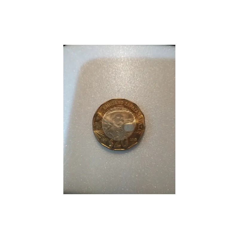 Moneda Conmemorativa 100 Años Emiliano Zapata