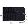 Chisel Roll, Tool Roll Up Bag with 10 staggered tool