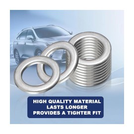 blazetechs 94109-14000 20Pcs 14mm OIL Drain Plug Crush Washers Gaskets For Honda Accord