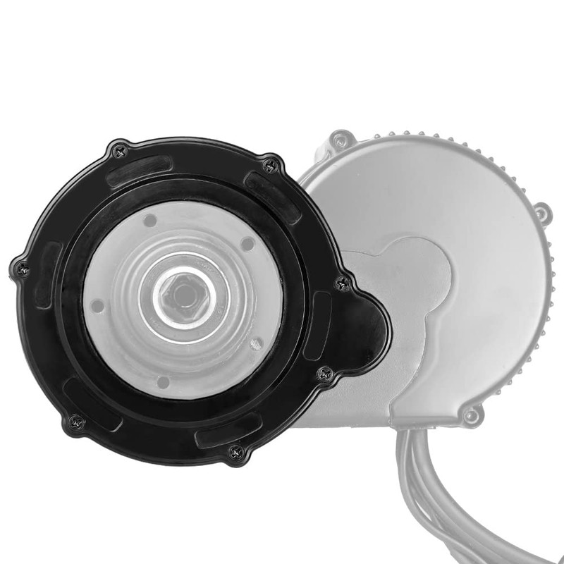 windmeile Bafang Motor Cover Plastic, 7 Hole, Black, Not Water