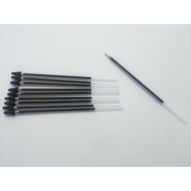 Pack of 10 Black Ink Ballpoint Pen Refills by Janrax