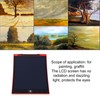 LCD Writing Tablet 10in Full Screen Replaceable Button Battery Red