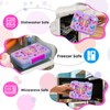 PinkSheep Bento Lunch Boxes for Kids, 1330 ml BPA-Free Leak-Proof
