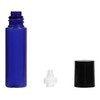 Mini Bottle Container 10ml, Cobalt, Set of 5 [Cosmetics Containers] [Blackout