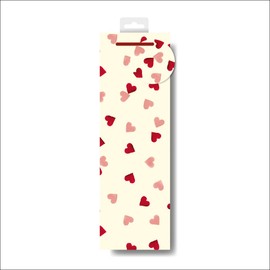Emma Bridgewater Pink Hearts Bottle Gift Bag Gift Wrapping Accessory 613470 by Woodmansterne
