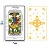 CATAROS Tarot Marsella Principiantes Interpretado Español Cubo (Negro)