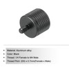 sourcing map Microphone Stand Adapter 1/4 Female to M4 Male