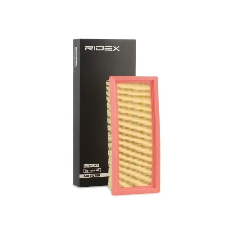RIDEX 8A0040 Motor Air Filter Rectangular Filter Insert, Recirculation Filter