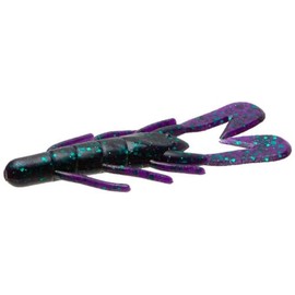 Zoom 080005 Ultra-Vibe Speed Crawfish Trailer, 3 1/2-Inch, 12-Pack, Junebug