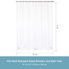 Kenney KN61433V1 Lightweight PEVA Shower Curtain Liner, Clear
