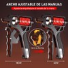 Fortalecedor de Agarre 5~165 KG Ajustable, Ejercitador de Mano con