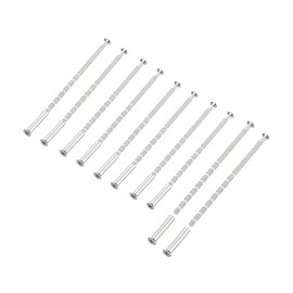 PATIKIL Door Handle Screws M4x100, 10 Set Cabinet Handle Break Away Screws for Drawer Pull with M4x25 Sleeve Slub Bolt for Door Lever Knob