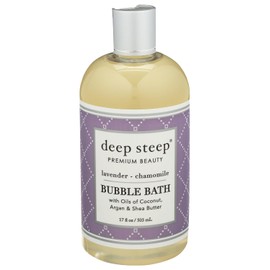 Deep Steep Bubble Bath, Lavender Chamomile, 17.5 Ounce