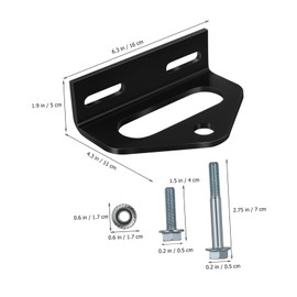 ULTECHNOVO Zero Turn Mower Hitch Kit Heavy Duty Trailer Hitch for Lawn Mowers Weather-Resistant Design for Convenient Towing Compact Practical