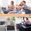 HMASYO Couch Cup Holder Tray - Silicone Sofa Armrest Table