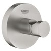 GROHE Start 41173DC0 Bathrobe Hook (Material: Metal, Concealed Fixing, for
