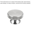 sourcing map Knurled Thumb Nuts, 10pcs M4 x D12mm x