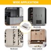 HonesaLoc Cabinet Magnets 6 Pack Thin Magnetic Door Catch Kitchen
