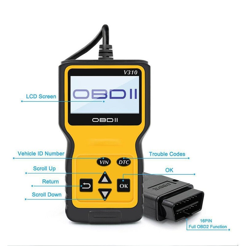 car Code Reader and Reset Tool Scanner for Car Obd2