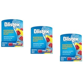 Blistex Hidratante labial sabor refrescante con sabor a limonada de frambuesa, 0.15 oz (4.25 g)
