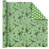 Vnaaem Dinosaur Wrapping Paper - Mini Roll - 17 Inches