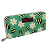 bungalow 360 Zip Around Wallet, Bumble Bee, Medium, Zippered Wallet