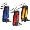Topline 25-Piece Folding Allen Wrench Set, SAE, Metric, Torx Hex