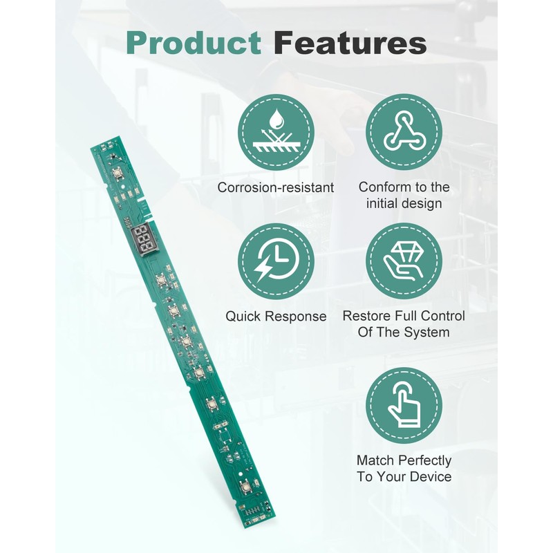 WD21X23461 WD21X31910 Dishwasher User Interface Control Board Fit for GE