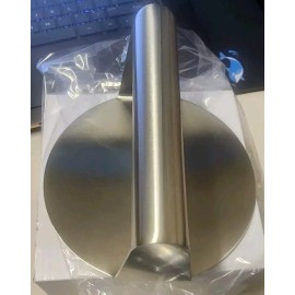 Unbranded Stainless Steel Burger Press 5.5 Inch Round Heavy-Duty Grill Smasher - New