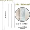 Plastics Wand for Blinds,35 Inches Vertical Blind Rods 1 Pcs