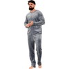 A2Z Mens Pyjamas Soft Warm Fleece Twosie - PJS 218