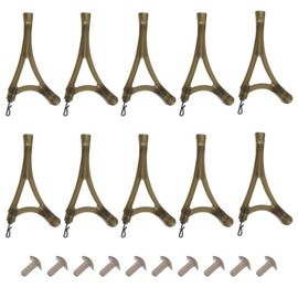 Create idea 10PCS Anti Tangle Set Carp Fishing Rigs with Swivels Anti Knotting System Side Bend Rolling Swivel Fish Tackle Carp Rigs Tool Carp Fishing Accessories