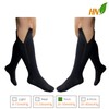 HealthyNees 2 Pairs Set Closed Toe 20-30 mmHg Zipper Compression