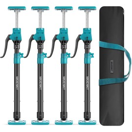 MAXENIKIT Third Hand Support Pole Heavy Duty, Cabinet Jacks for Installing Cabinets with 265 LBS Capacity and Expand from 23-3/5 to 45-3/10 in, 4-PC