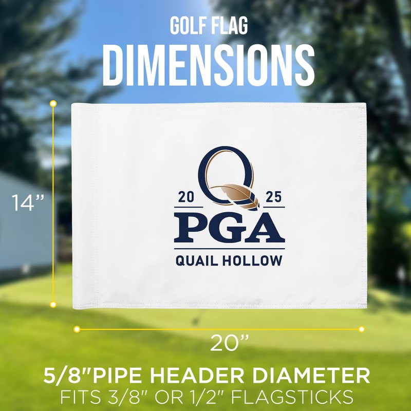 Standard Golf Flag PGA 2025, Tube Insert, 14x20 Inch 420D