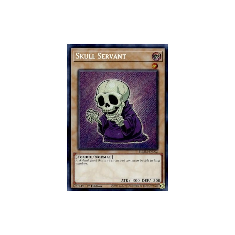 Skull Servant - BLMM-EN002 - Secret Rare - 1st Edition