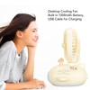Desktop Cooling Fan with Mist Function USB Rechargeable Fan Portable