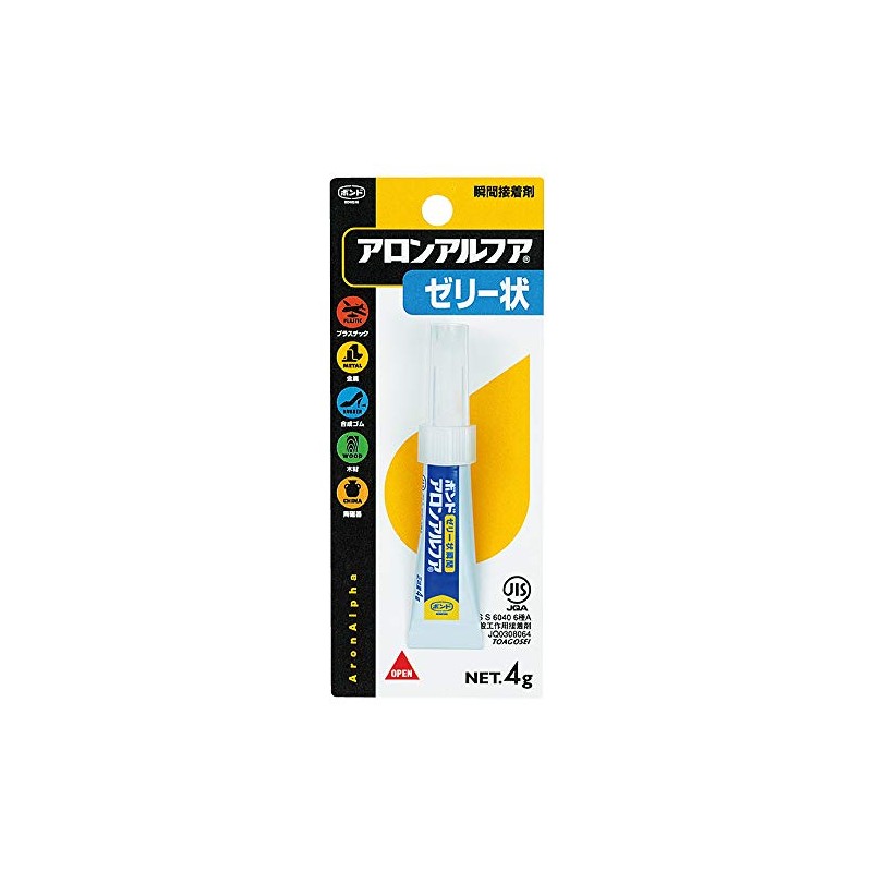 Kokuyo A-594 Aron Alpha Jelly, 0.1 oz (4 g)