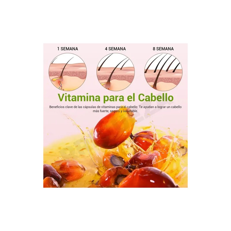 Capilar Reparación Nutrición Cápsulas Hair Vitaminas